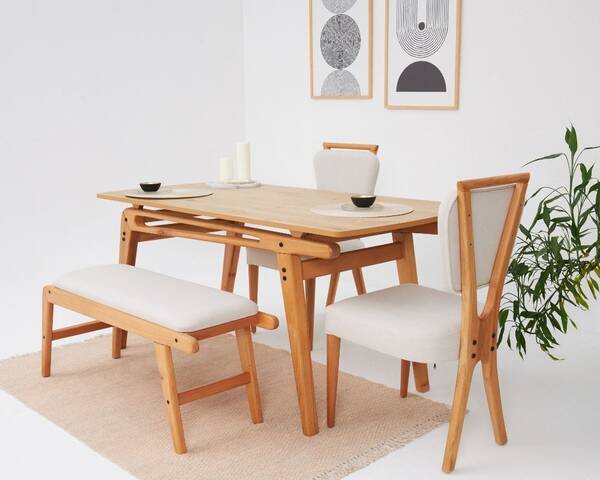 Palace 2 Sandalye 1 Bench 1 Masa (80x145) - 10