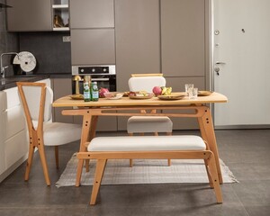 Palace 2 Sandalye 1 Bench 1 Masa (80x145)