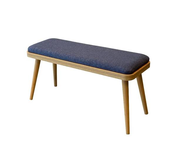 Arvo 2 sandalye 2 Tabure 1 Bench Mutfak Masa Takımı Meşe-Lacivert - 10