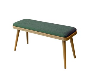 Arvo 2 sandalye 2 Tabure 1 Bench Mutfak Masa Takımı Meşe-Yeşil - 13