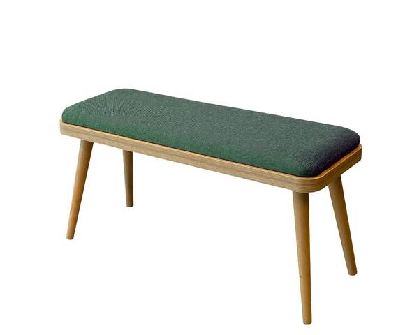 Arvo 2 sandalye 2 Tabure 1 Bench Mutfak Masa Takımı Meşe-Yeşil - 13