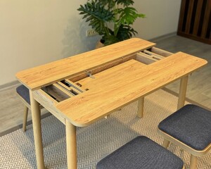 Arvo 2 Tabure 1 Bench Mutfak Masa Takımı Meşe-Antrasit - 9
