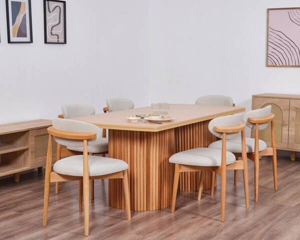  - Bohem 6 Sandalye Masa Takımı