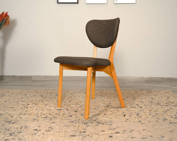  - Boo Meşe Antrasit Sandalye