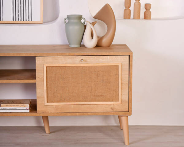 2 Kapaklı Jüt Tv Ünitesi 180 cm - 3