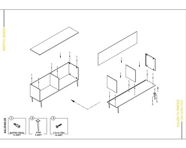 Jüt Tv Ünitesi 140 cm - 8