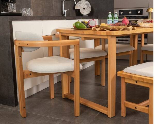 Cheri 4 Sandalye 1 Bench 1 Masa (80x140) - 9