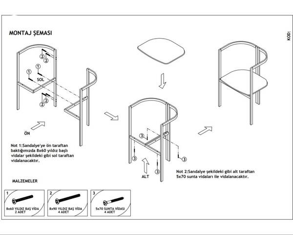 Cheri 2 Sandalye 1 Bench 1 Masa (80x140) - 11
