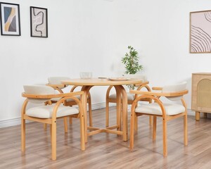 Coco Maison 4 sandalye  Yuvarlak Masa Takımı 105 Ø - 3