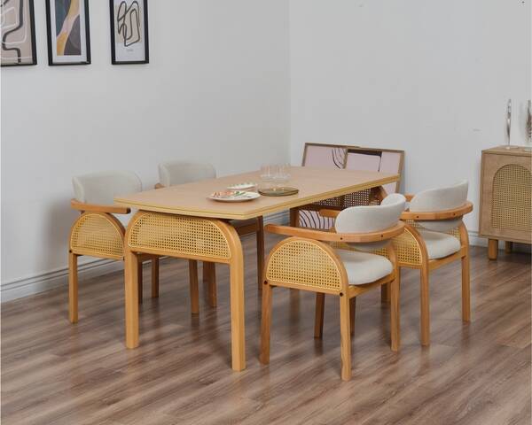  - Coco Maison Hazeran 4 Sandalye 1 Masa (80x160)