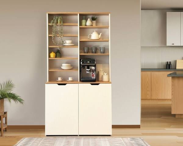  - Fika Katlanabilir Masalı Kahve Köşesi-Kitaplık 70 cm