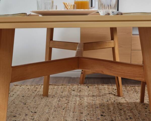 Hazeran 2 Sandalye 1 Bench Mej Masa Takımı 80 x 160 - 5