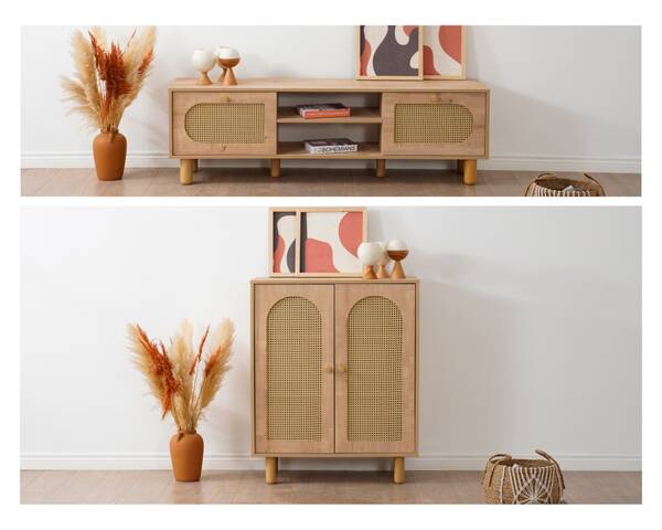  - Hermes Rey 180 cm Tv Ünitesi + Büfe