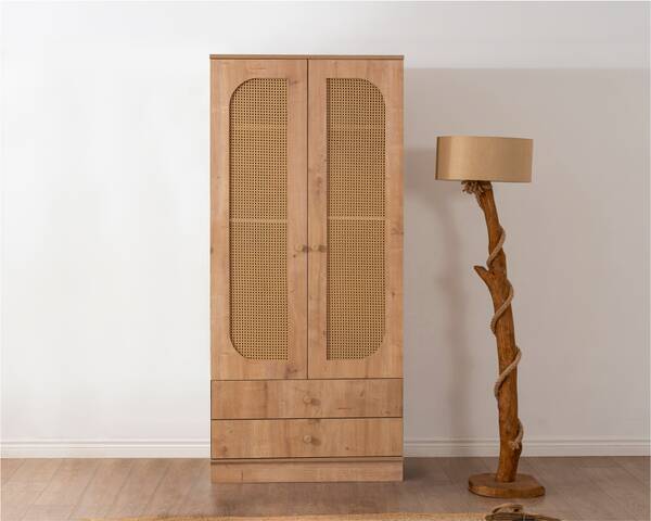  - Hermes Rey Hazeran Detaylı 2 Kapaklı Gardırop