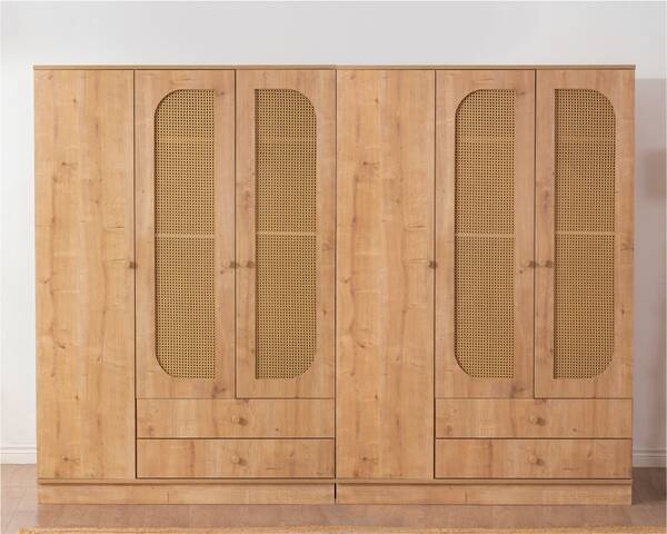  - Hermes Rey Hazeran Detaylı 6 Kapaklı Gardırop