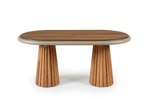  - İthra Doğal Ceviz Kaplama Sabit Masa 90x170