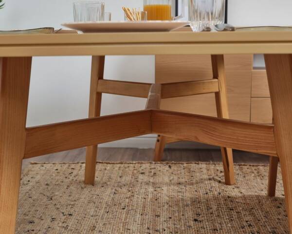Mej Mutfak Masası Meşe İskelet 80 x 160 - 2