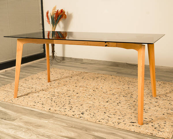 Tia Camlı Masa Takımı 4 Sandalye 1 Masa (160x80) - 9
