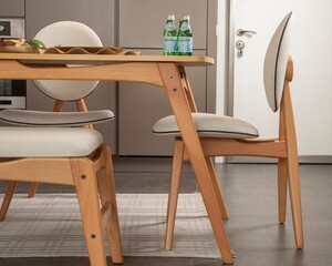 Touch Meşe 4 Sandalye 1 Bench 1 Masa (80x160) - 10