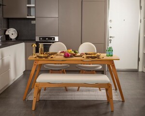 Touch 2 Sandalye 1 Bench 1 Masa (80x160) - 6