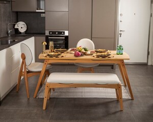 Touch 2 Sandalye 1 Bench 1 Masa (80x160)
