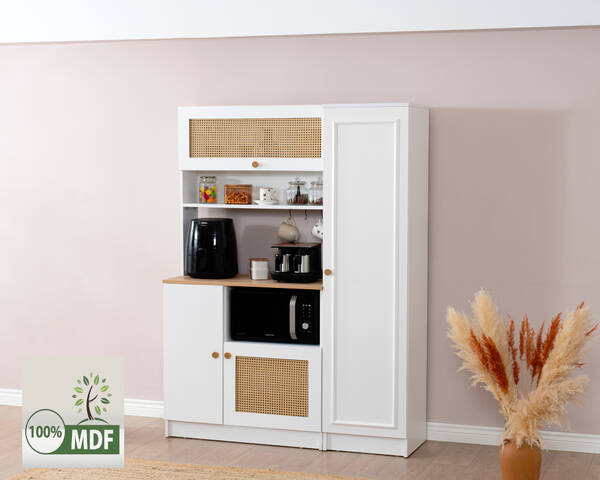 CASTABAL - Happilly Kahve Köşesi Beyaz Hazeran Set 