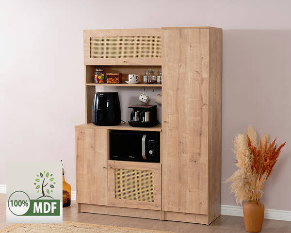 CASTABAL - Happilly Kahve Köşesi Meşe Hazeran Set