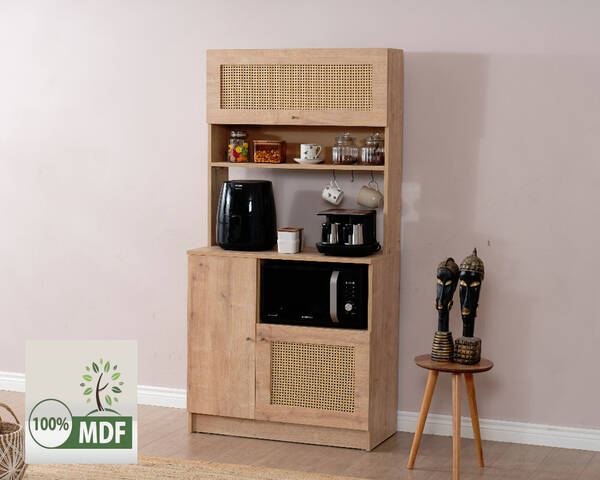 CASTABAL - Happilly Kahve Köşesi Meşe Hazeran Tekli